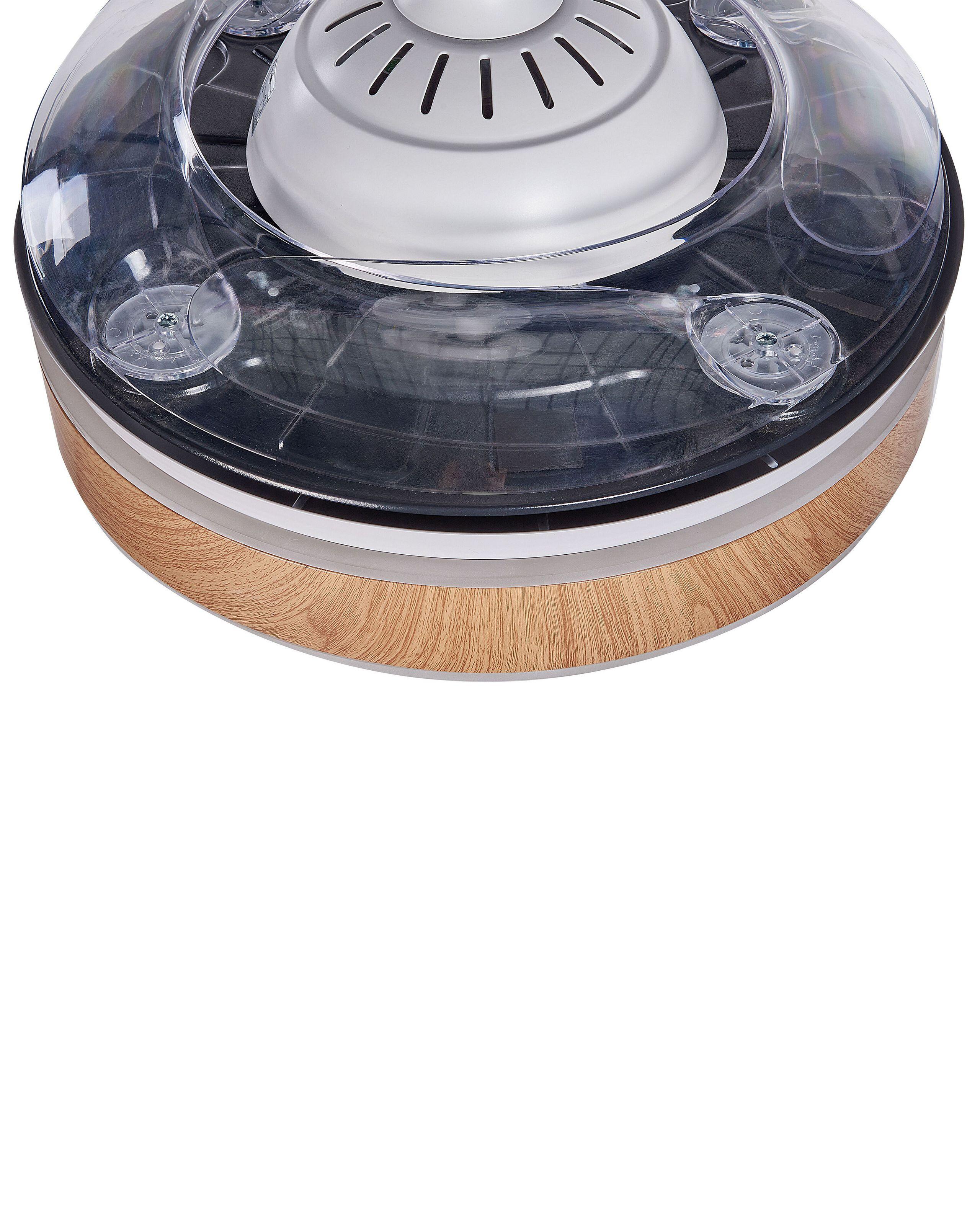 Beliani Ventilateur de plafond avec lampe en Métal Moderne FREMONT  