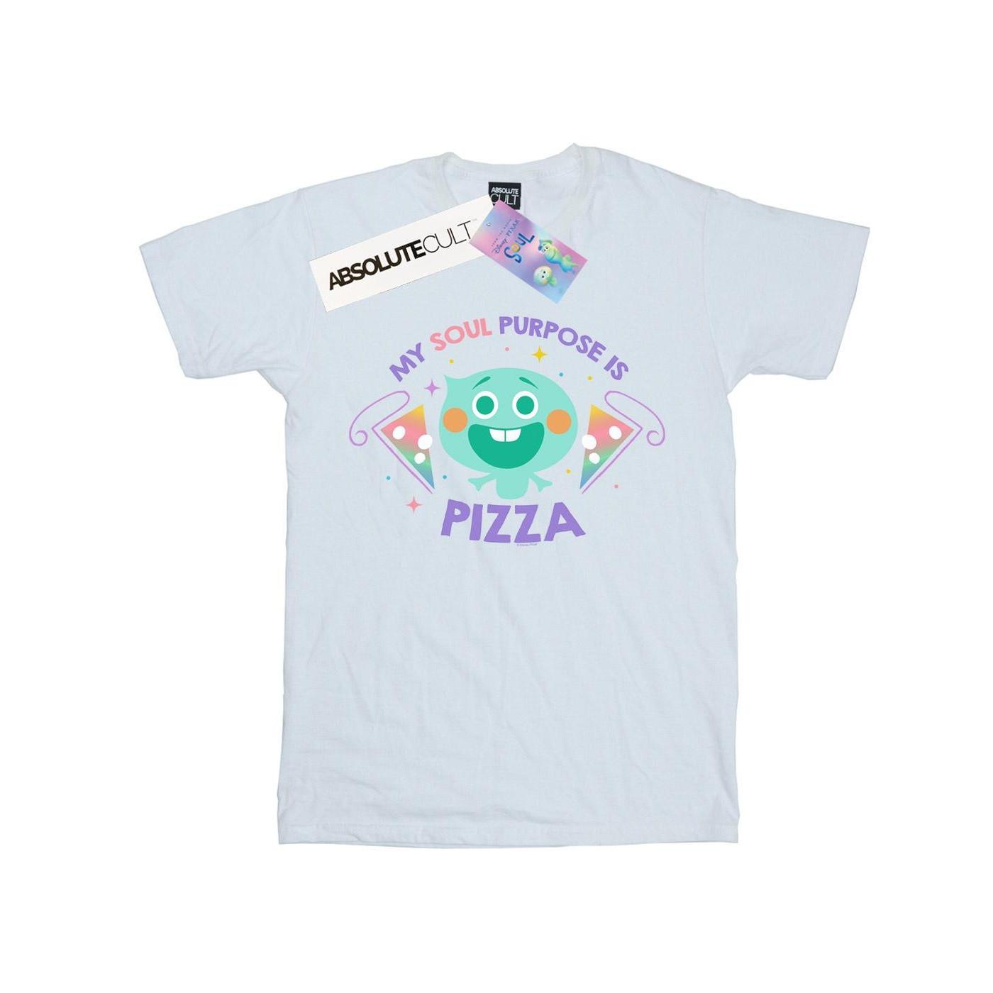 Image of Soul 22 Soul Purpose Is Pizza Tshirt Damen Weiss M