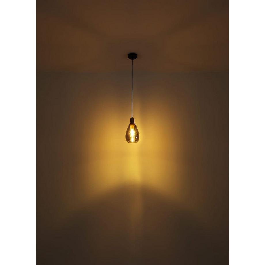 mutoni Plafoniera Fanni metallo nero opaco 3xE27 38x38x38  