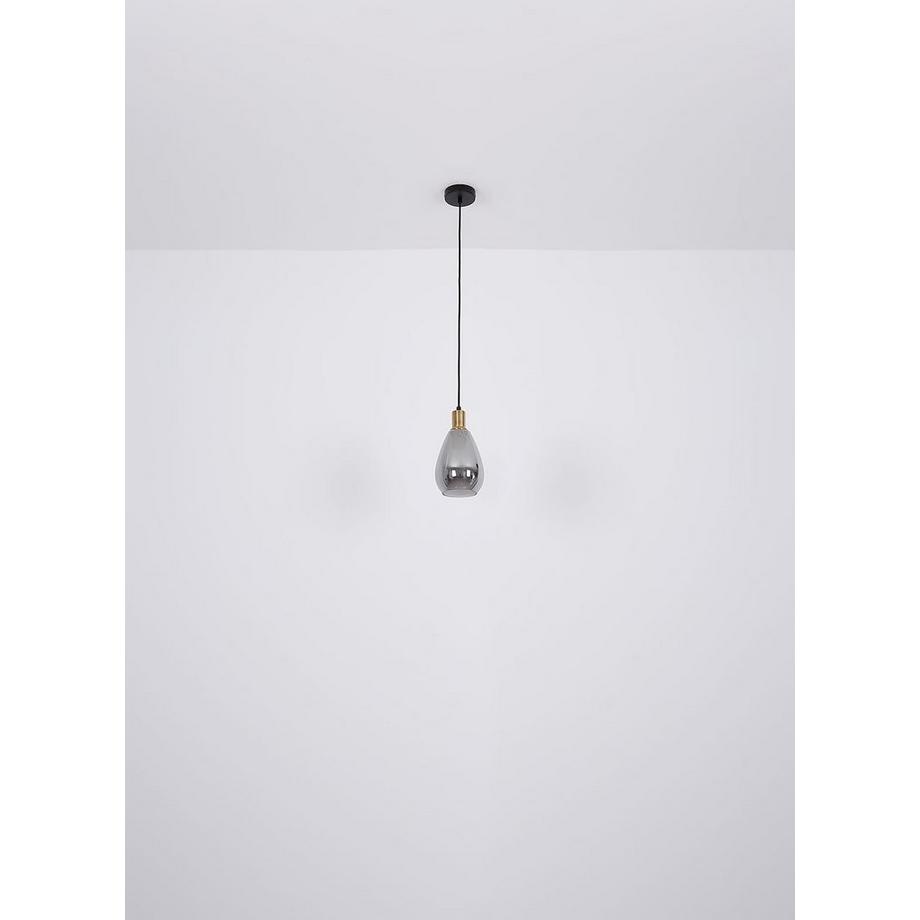 mutoni Plafoniera Fanni metallo nero opaco 3xE27 38x38x38  