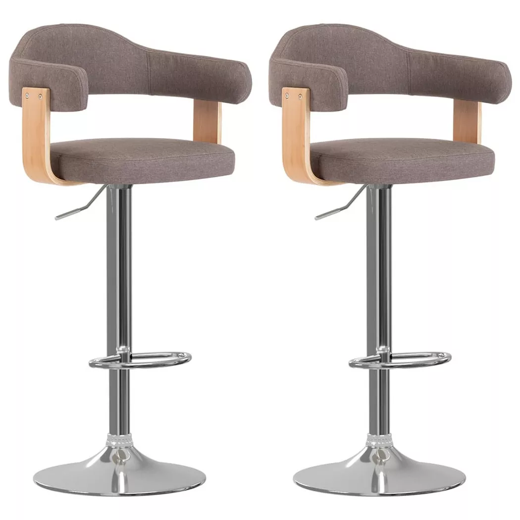 VidaXL - sedia da bar Tessuto, One Size, Beige