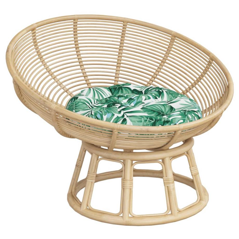 VidaXL cuscino rotondo Tessuto  