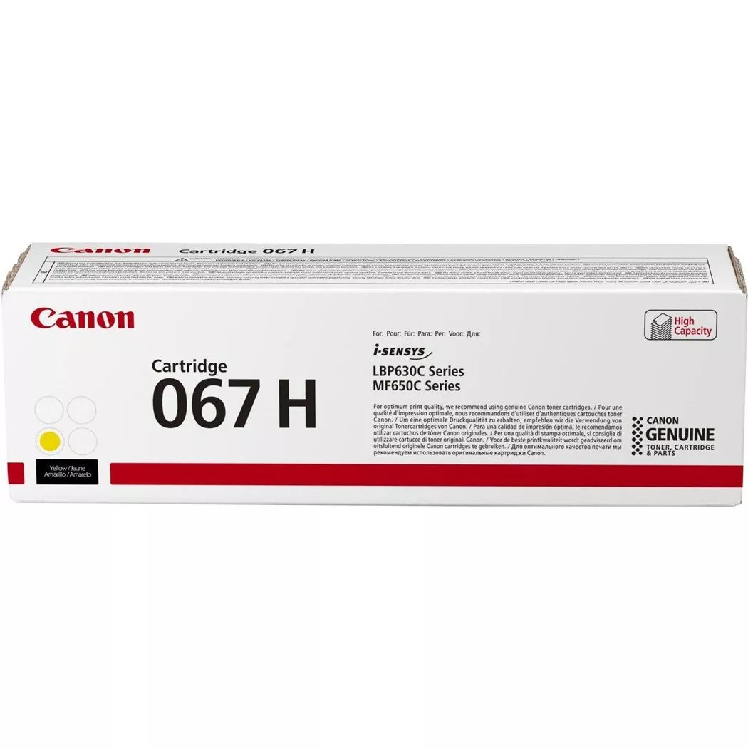 Canon – Toner 067H 5103C002 Yellow, One Size