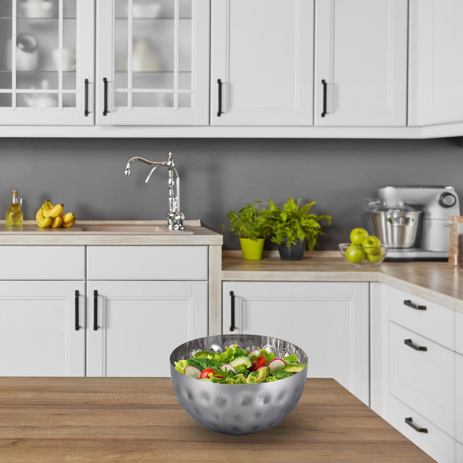 Northix Silberne Servierschüssel  