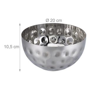 Northix Silberne Servierschüssel  