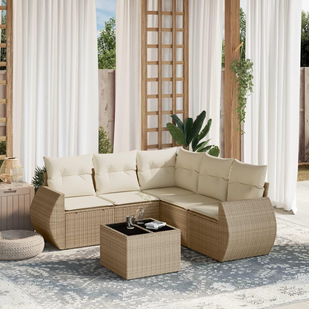 VidaXL Garten sofagarnitur poly-rattan  