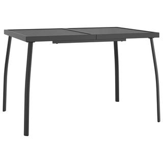 VidaXL Table de jardin acier  