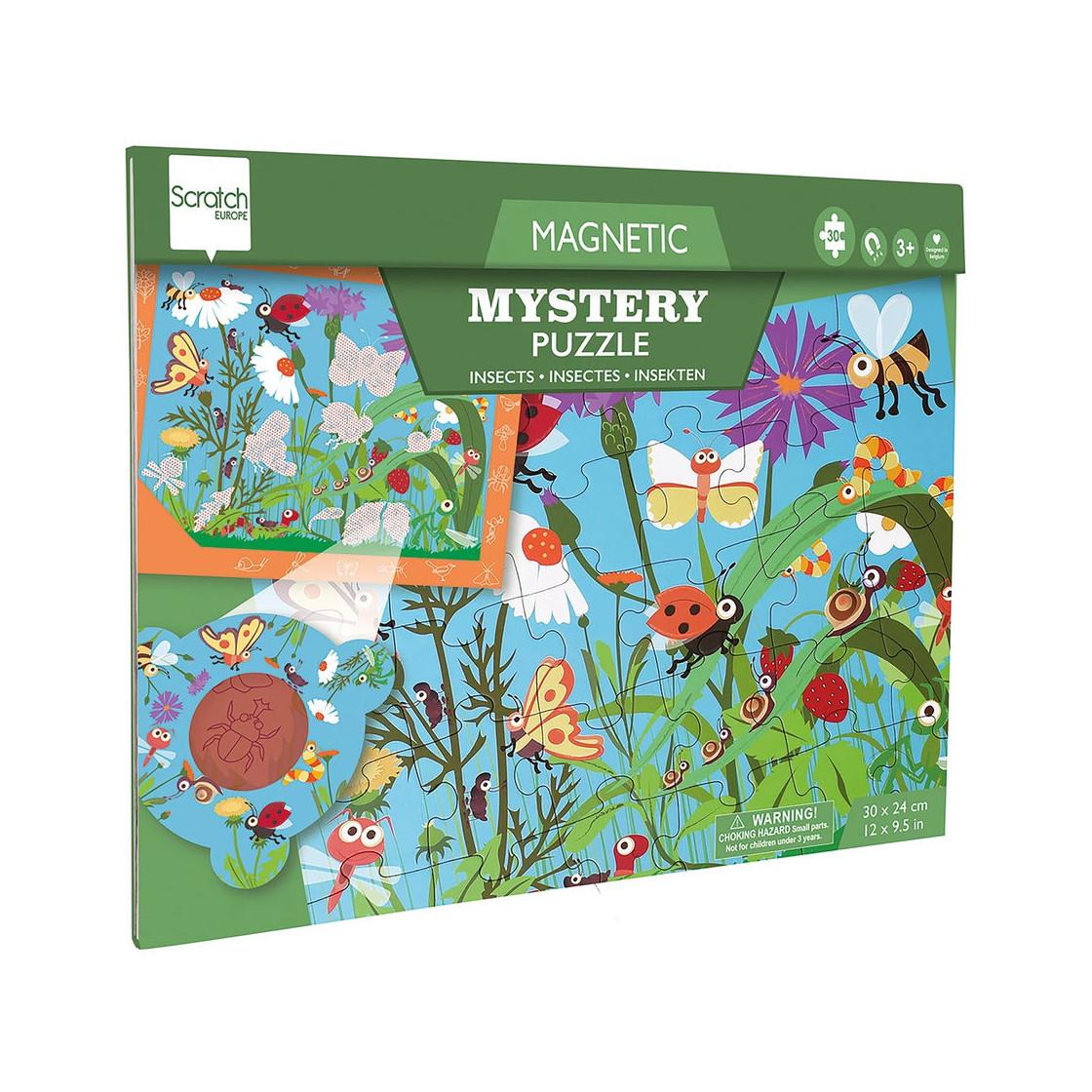 Image of Puzzle Magnetisches Entdeckerpuzzle Gartentiere (30Teile)