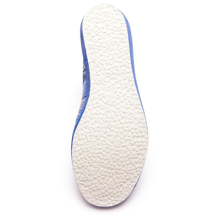 Pédiconfort Gestreifte Keilabsatz Pantoletten  