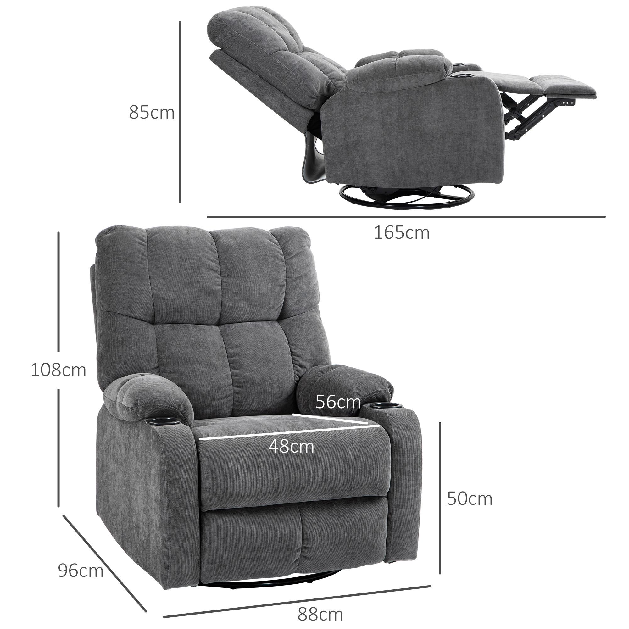 HOMCOM Fauteuil de relaxation  