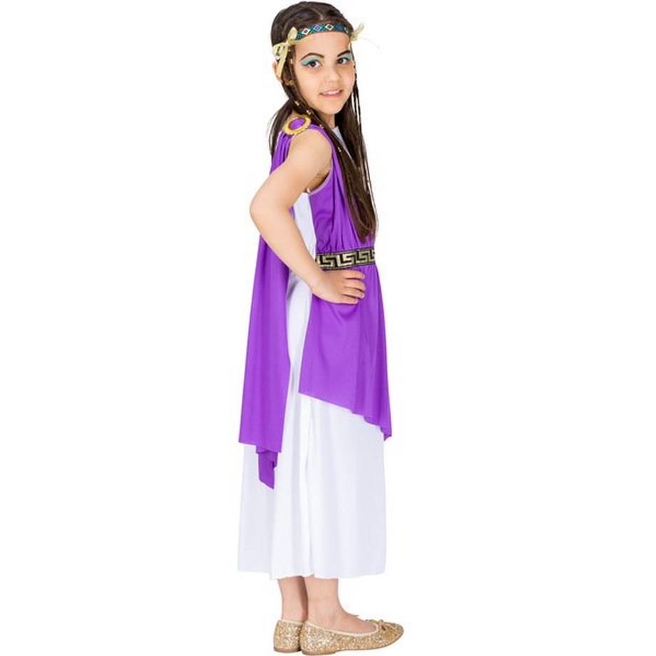 Tectake  Costume de déesse grecque Athéna pour fille 