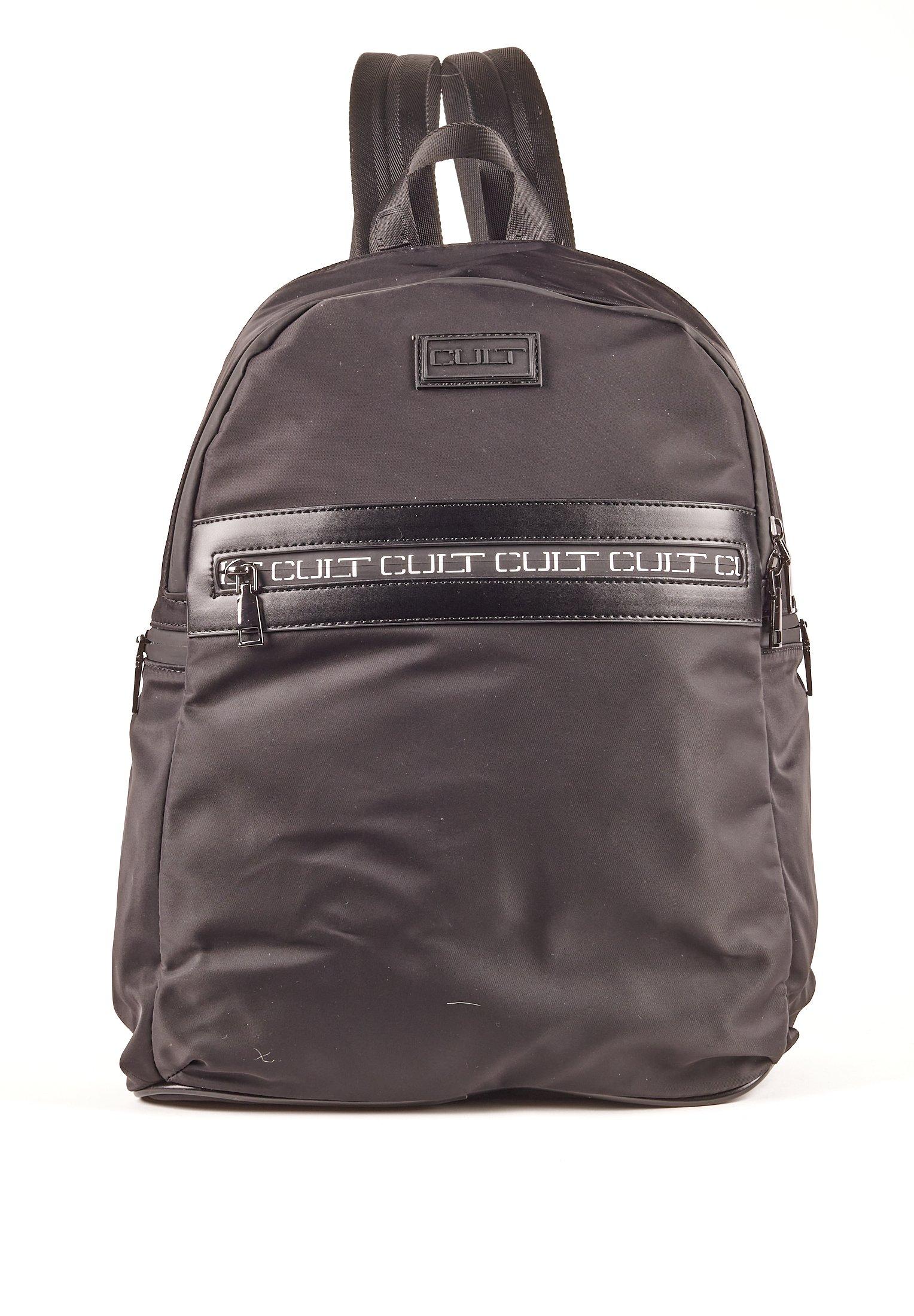 Image of Rucksack Mit Reißverschluss Damen Schwarz ONE SIZE