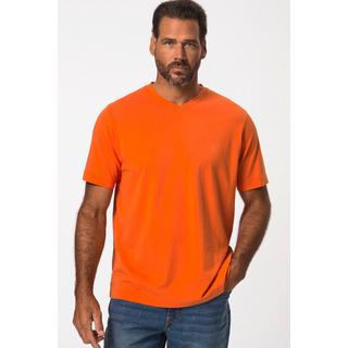 JP1880  T-shirt basic con scollo a V e mezze maniche in confezione doppia, disponibili fino alla tg. 8XL 