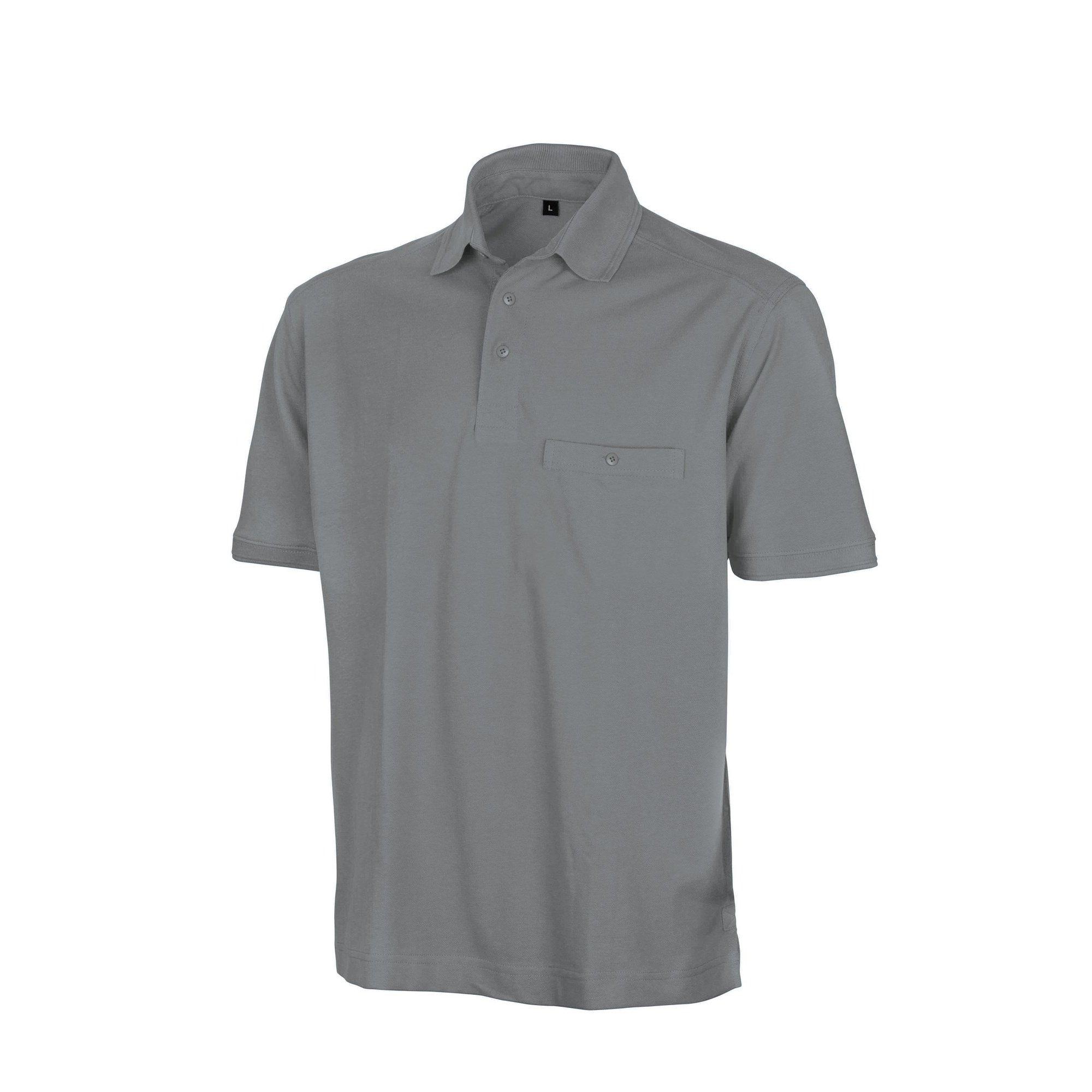 Image of Workguard Apex Kurzarm Polo Shirt Herren Grau XL
