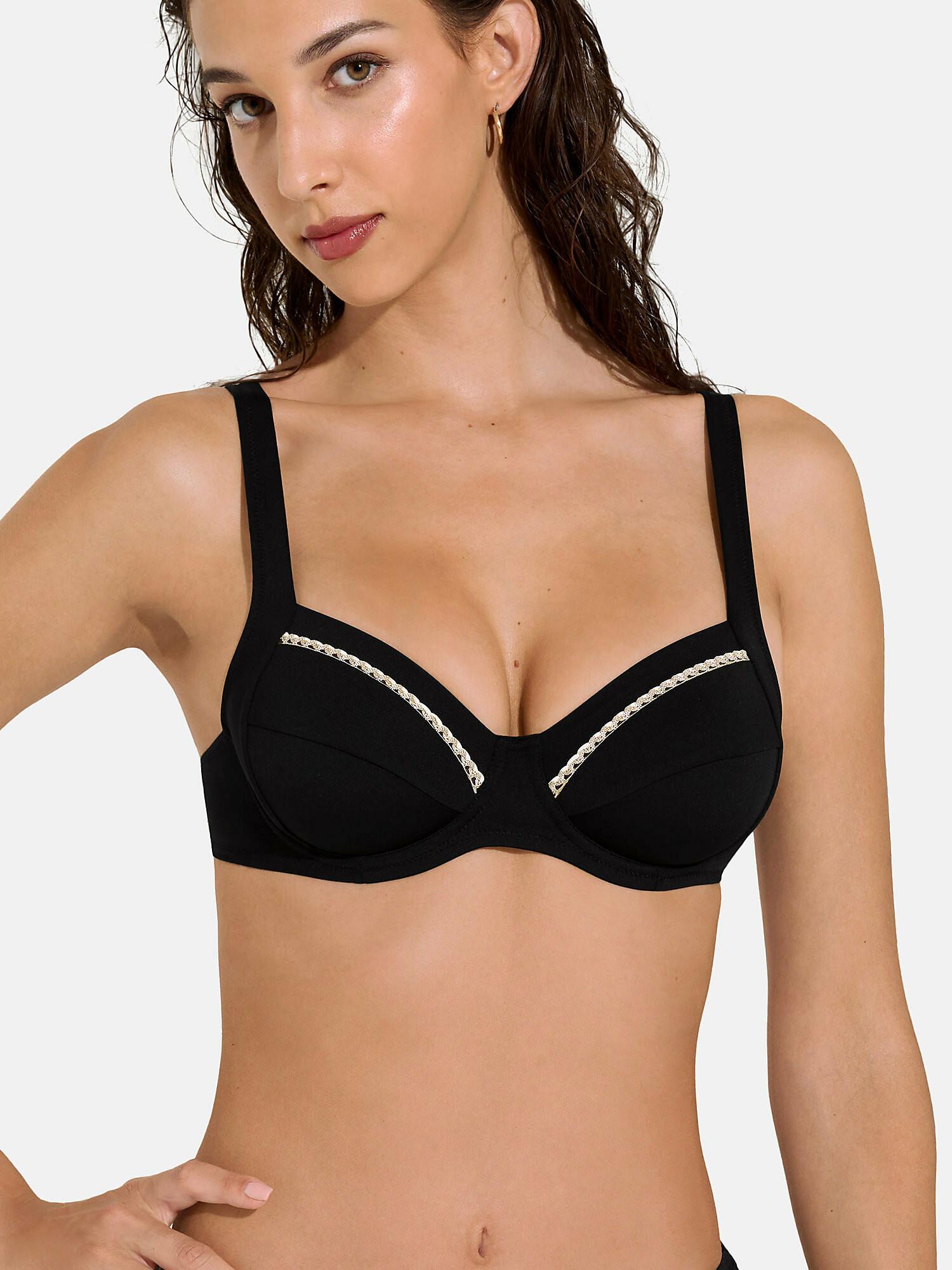 Image of Verstellbare Träger-badeanzug-top Mit Armatur Union Island Damen Schwarz G/42