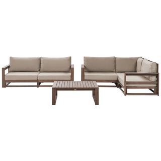 Beliani Set lounge pour jardin en Bois d'acacia certifié FSC® Moderne TIMOR  