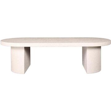 Table basse Arch Stone blanc 150x65