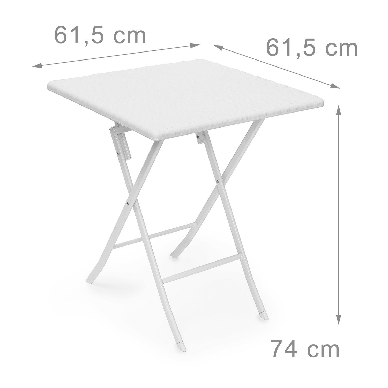 B2X Table de jardin pliante BASTIAN  