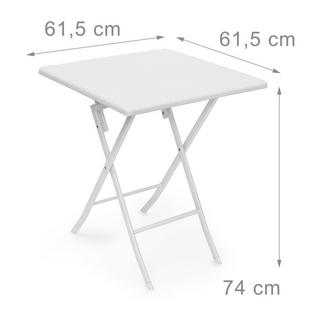 B2X Table de jardin pliante BASTIAN  