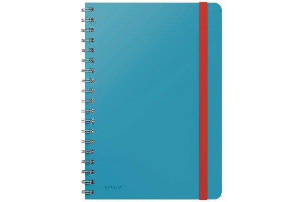 Image of LEITZ Spiralbuch Cosy B5 4484-00-61 kariert, 90g blau LEITZ Spiralbuch Cosy B5 4484-00-61 kariert, 90g blau