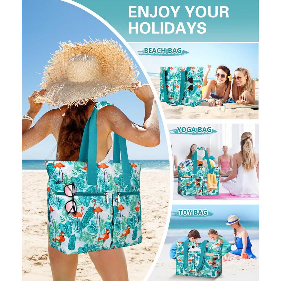 Only-bags.store grand sac de plage avec fermeture éclair  