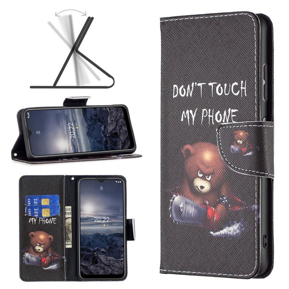 Cover-Discount  Nokia G11 / G21 - Leder Hülle Don't Touch 