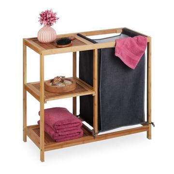 Wäschekorbregal aus Bambus