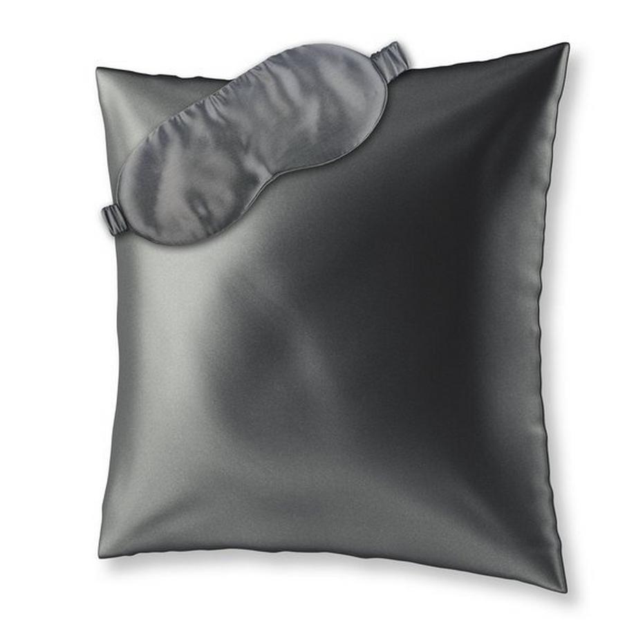 BEAUTY SLEEP SET L Taie d'oreiller (80x80) et masque de nuit en soie
