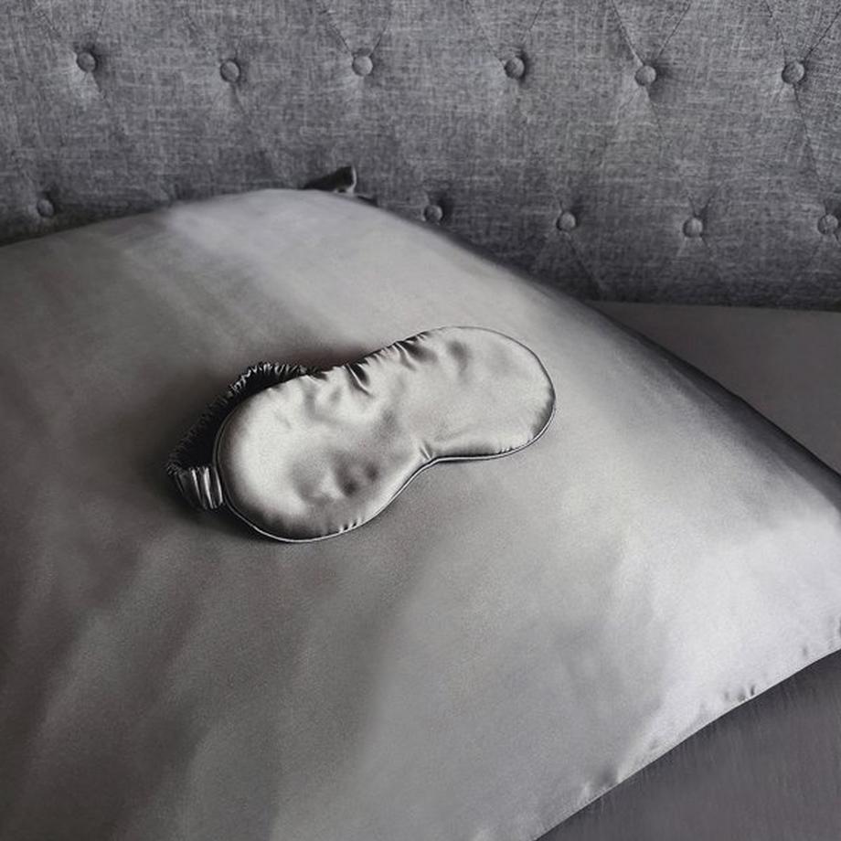 AILORIA Beauty Sleep Set L Federa e Maschera per Dormire in Seta  