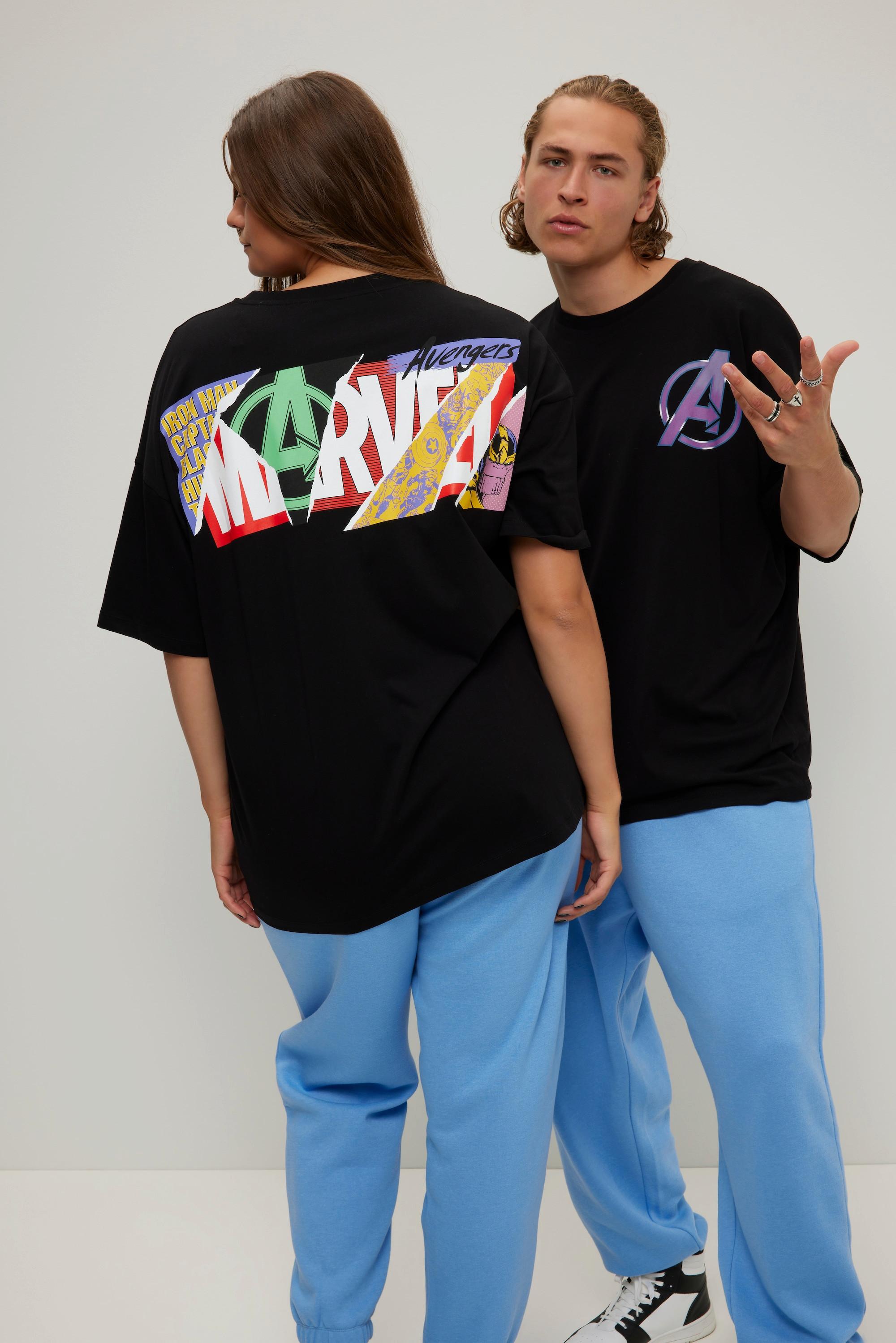 Studio Untold  T-shirt oversize à col rond et manches courtes, imprimé Marvel 