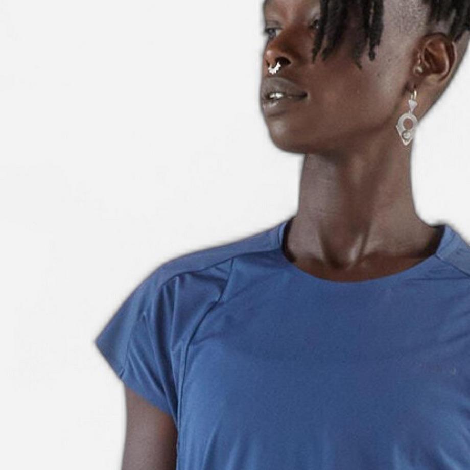KIPRUN  T-shirt running donna leggero poliestere 