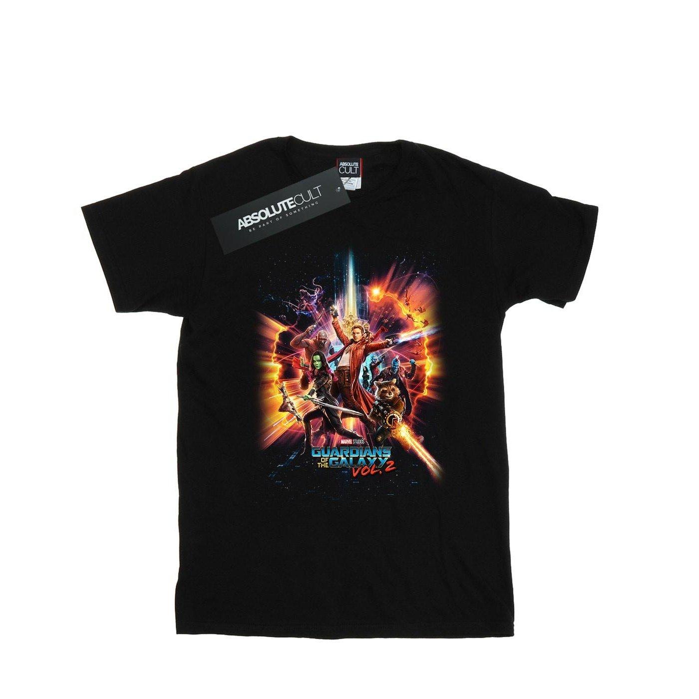 Image of Guardians Of The Galaxy Vol. 2 Team Poster Tshirt Herren Schwarz XXL