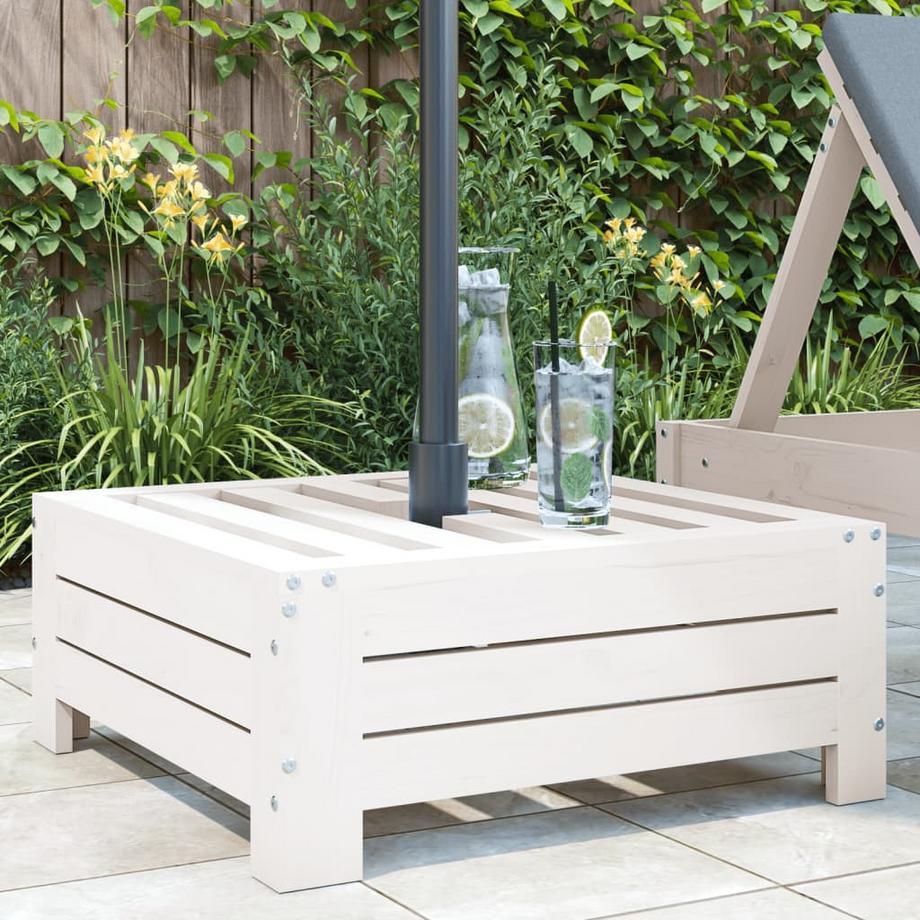 VidaXL Couvercle de base de parasol bois  