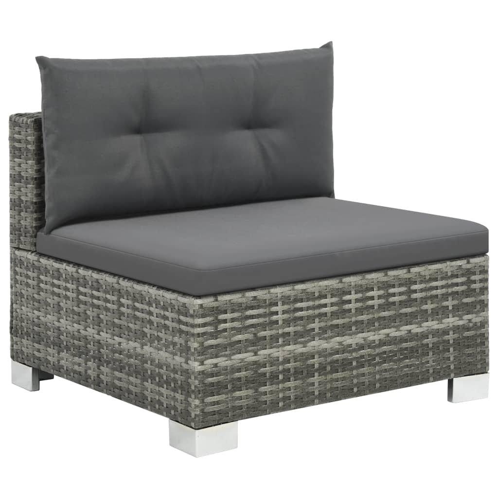 VidaXL Garten-sofagarnitur poly-rattan  