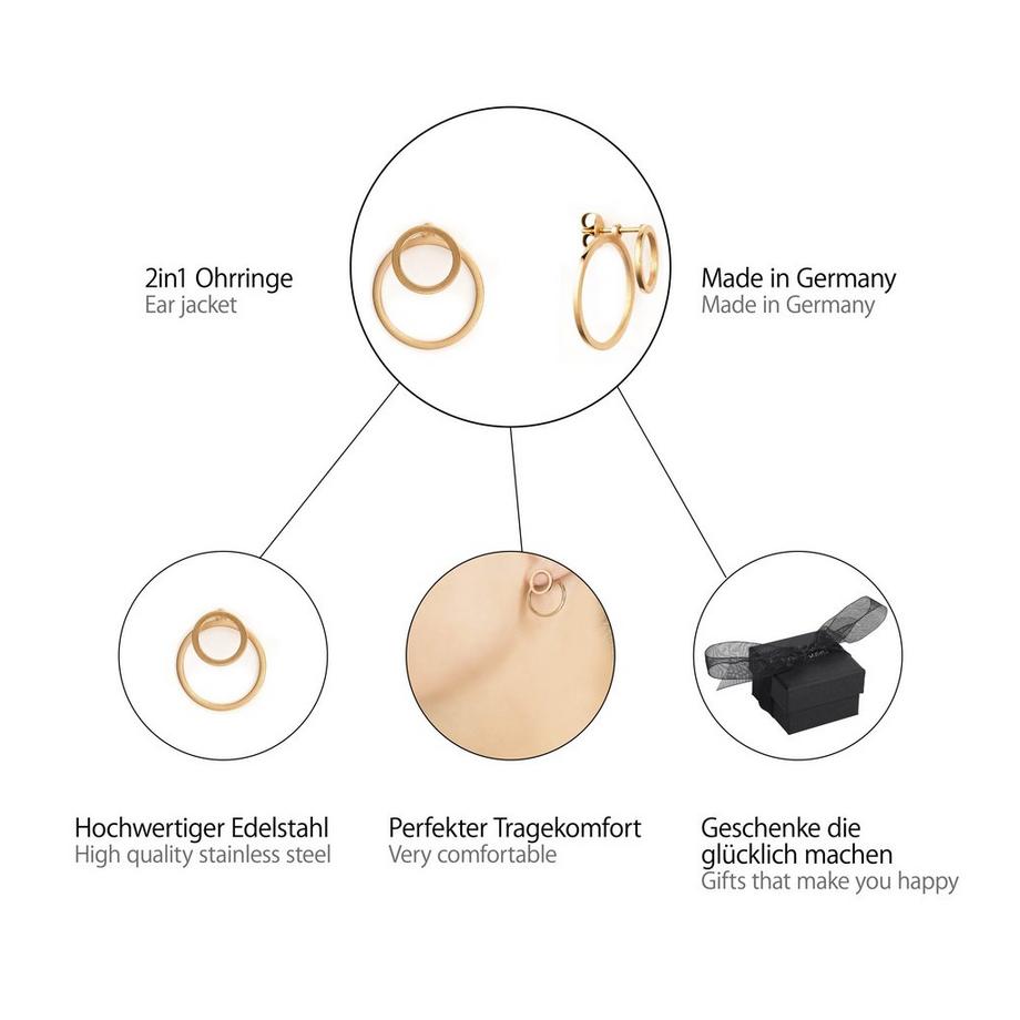 Heideman  Boucles d'oreilles Circle 