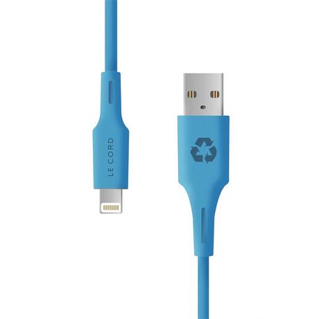 Le Cord  Minimal Series 1.2 (USB-A to Lightning) - Blue Ocean 