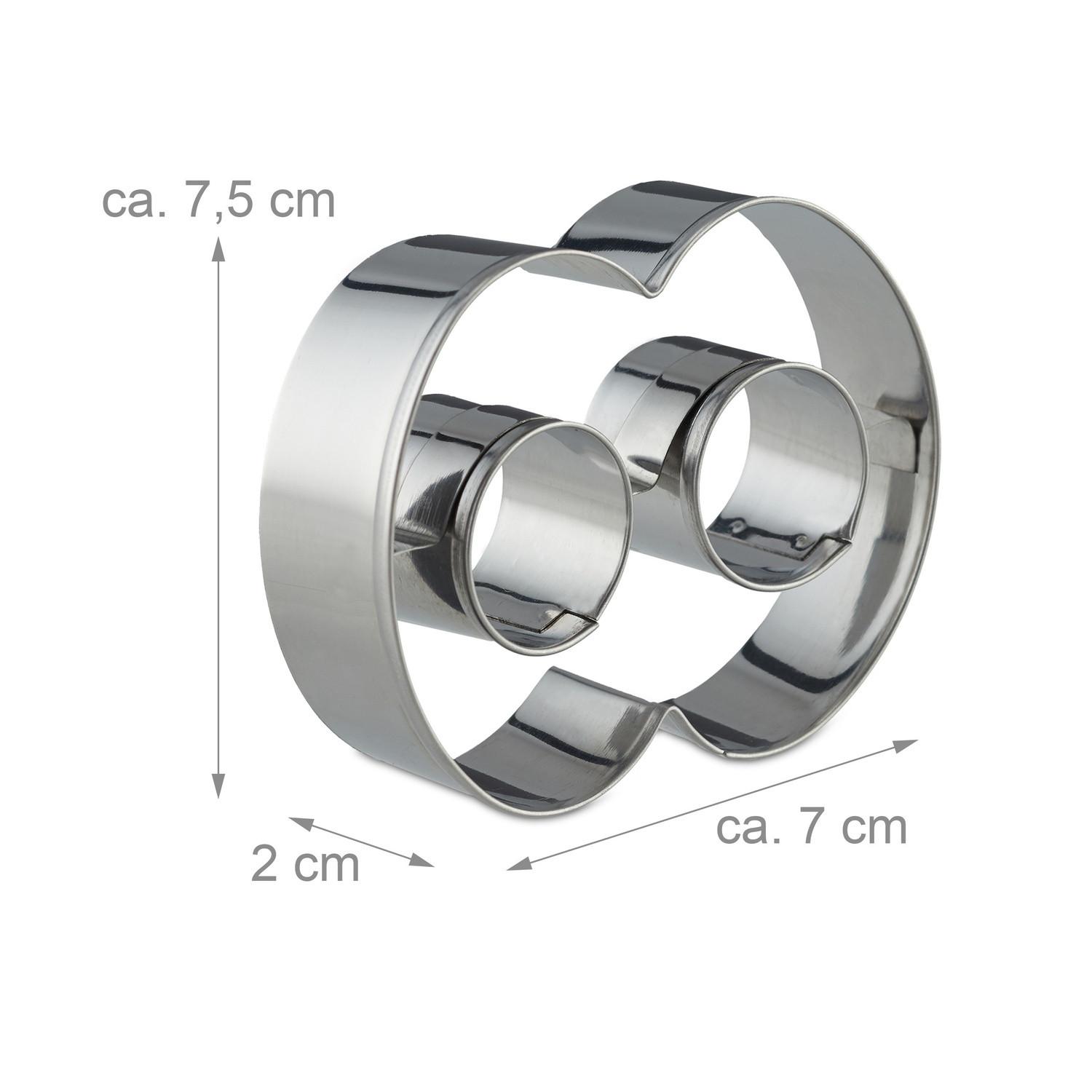 B2X Tagliabiscotti lettere e numeri  