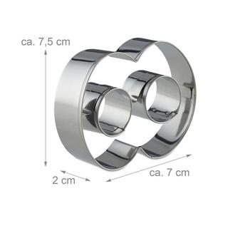 B2X Tagliabiscotti lettere e numeri  