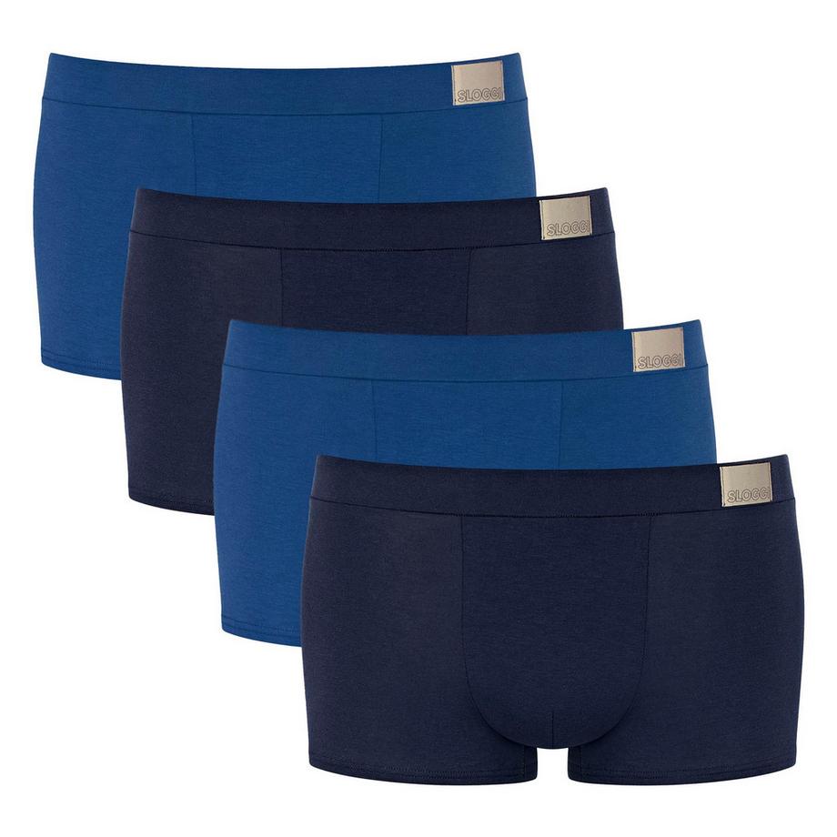 Boxer  Pack de 4 Conforme à la silhouette-GO Natural Hipster C4P