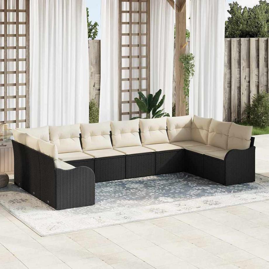 VidaXL Divano modulare Polyrattan  