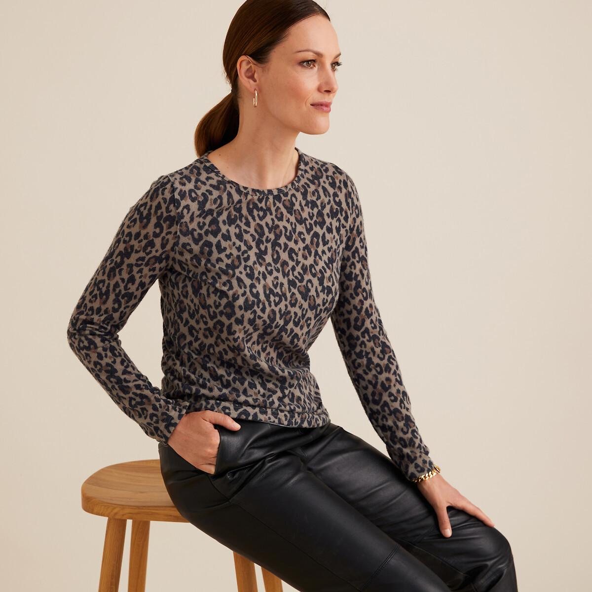 La Redoute Collections  Gemustertes Shirt aus weich angerautem Thermo-Material 