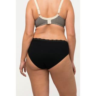 Ulla Popken  Culottes, lot de 4 couleurs différentes, en dentelle à la taille 