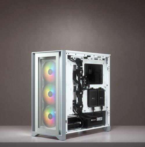 Corsair  ICUE 4000X RGB Midi Tower Bianco 