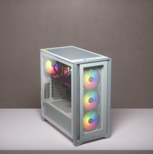 Corsair  ICUE 4000X RGB Midi Tower Bianco 