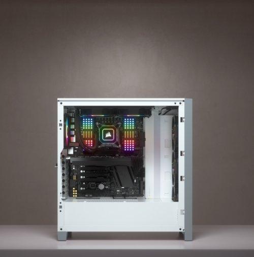 Corsair  ICUE 4000X RGB Midi Tower Bianco 