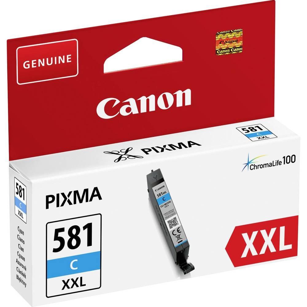 Canon  CLI-581 XXL Cyan Tintentank, sehr hohe Reichweite 