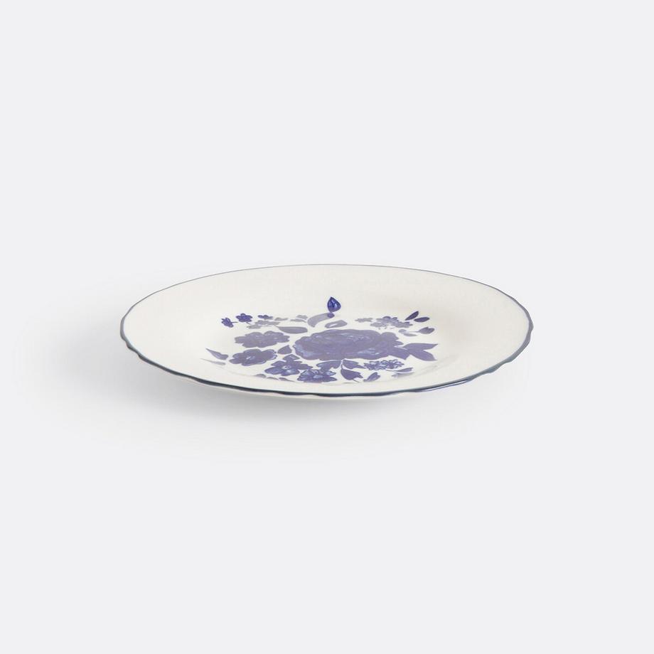 La Redoute Intérieurs Lot de 4 assiettes à dessert en porcelaine  