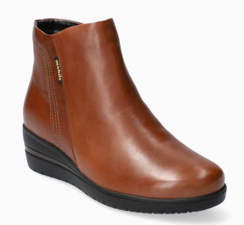 Image of Penelope - Leder Stiefelette Damen Braun 35.5