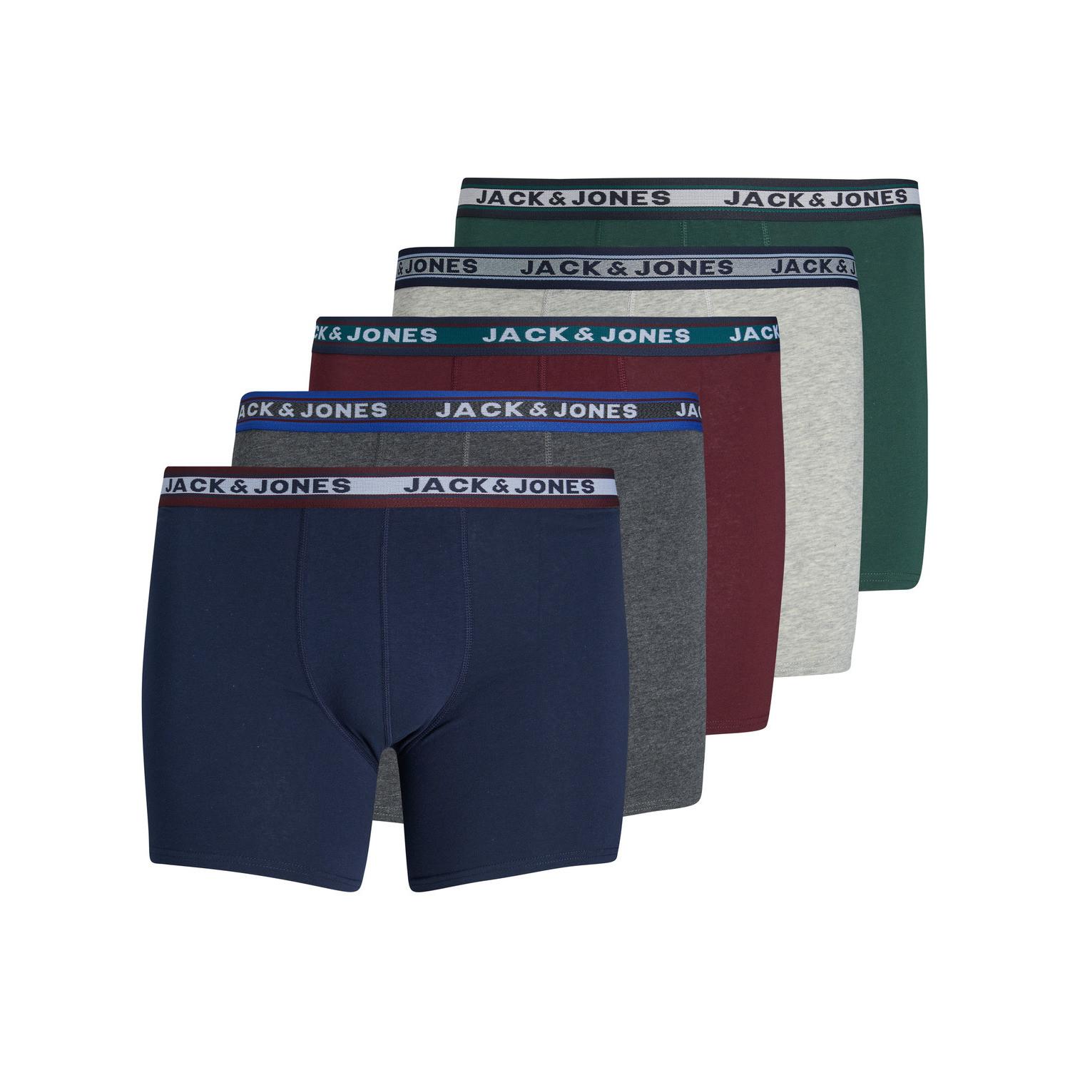 JACK & JONES  Lot de 5 boxer grande taille  Jacoliver Trunks 