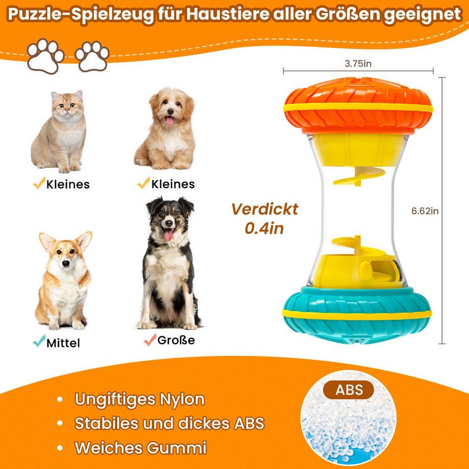 Alopini  Intelligenzspielzeug für Hunde, Lernspielzeug für Hunde 